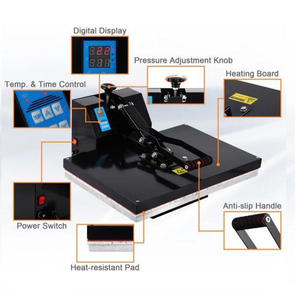 Flatbed Desktop Heat Press Sublimation Machine 4060 - Image 4