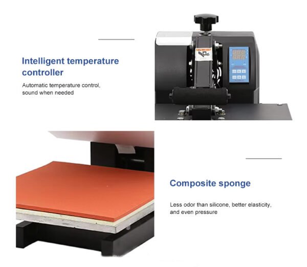 Flatbed Desktop Heat Press Sublimation Machine 3838 - Image 7