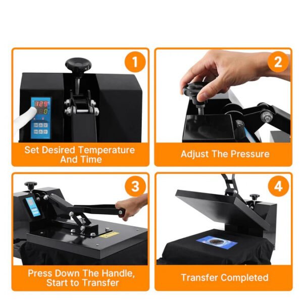 Flatbed Desktop Heat Press Sublimation Machine 4060 - Image 7
